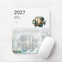 2027 Kalender für tropische Fische Aquatic Busines