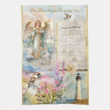 2027-Kalender-Handtuch Führe mich auf dem ewigen W