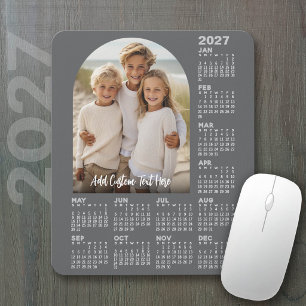 2027 Kalender mit Foto - Moderne Architektur Mousepad