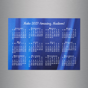 2027 Kalender Motivationsname benutzerdefinierter Magnetkarte