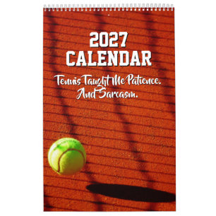 2027 Kalender Tennis Lustige Motivationszitate Kin