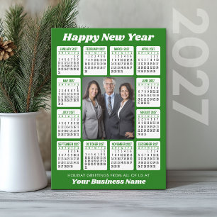 2027 Kalender - Vertikales Geschäftsfoto Feiertagskarte
