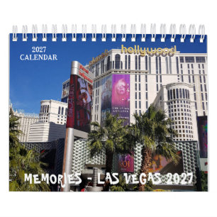 2027 Las Vegas Junggesellinnenabschied Andenkenfot Kalender