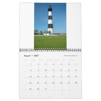 2027: Leuchttürme von North Carolina Kalender Med