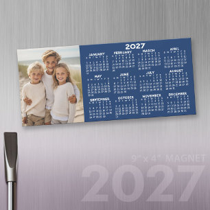 2027 Magnetkalender mit Fotocollage Magnetkarte