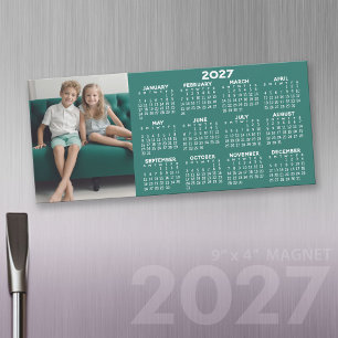 2027 Magnetkalender mit Fotocollage Magnetkarte