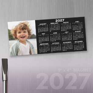 2027 Magnetkalender mit Fotocollage Magnetkarte