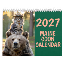 2027 Maine Coon Katzenkalender