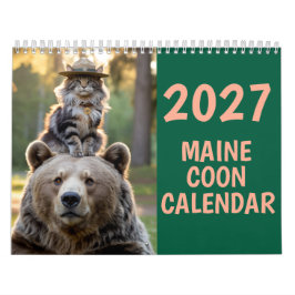 2027 Maine Coon Katzenkalender Kalender