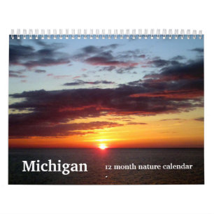 2027 Michigan Natur & Landschaft Kalender