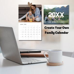 2027 Moderner Benutzerdefinierter Familienfoto-Kal Kalender