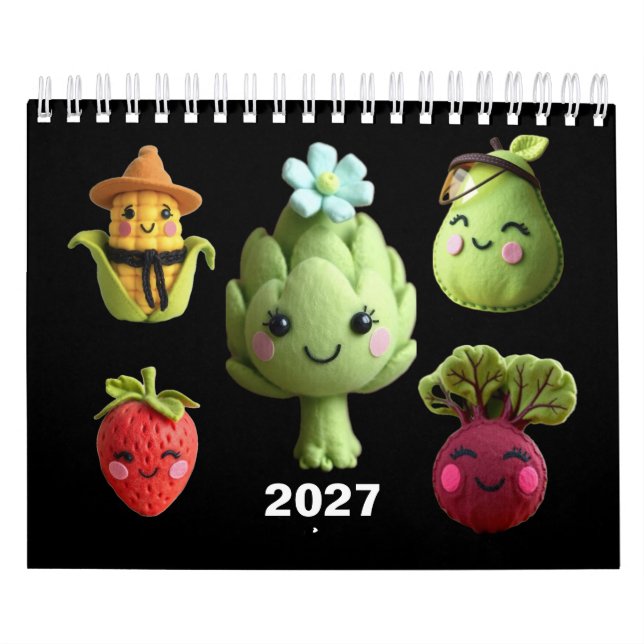 2027 Obst- und Gemüse-Kalender Kalender (Titelbild)