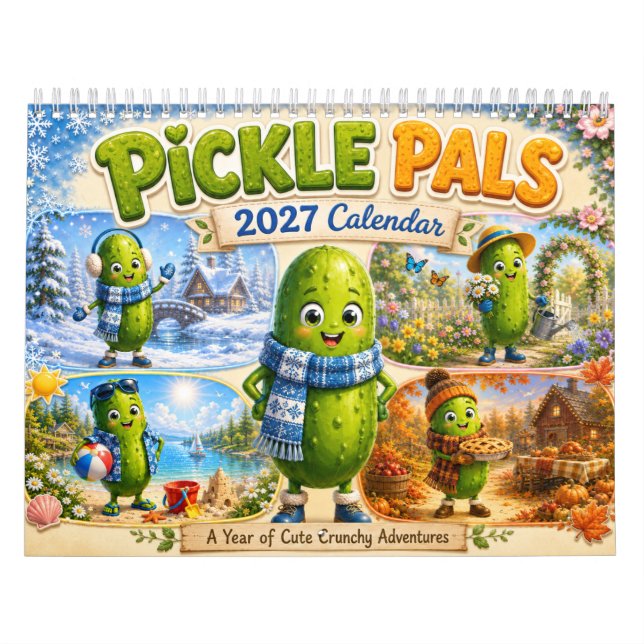 2027 Pickle Pals  Kalender (Titelbild)