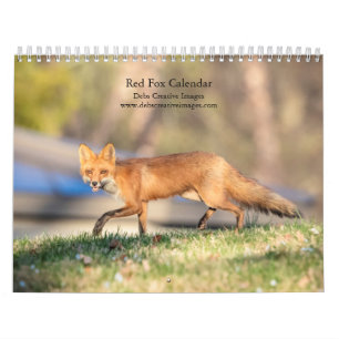 2027 Rote Füchse Wald-Wildtierfotografie Kalender