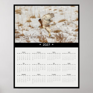 2027 Roter Milan Wandkalender - Himmelswächter Poster