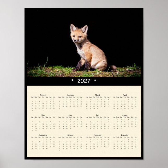 2027 Rotfuchs-Wandkalender: Kleiner Pionier Poster (Vorne)
