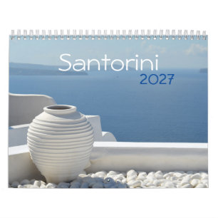 2027 Santorin Griechische Insel Kalender