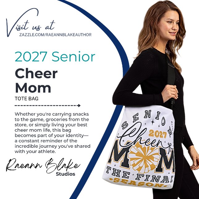 2027 Senior Cheer Mom Letzte Saison Tragetasche Tragetaschen Mit Langen Trägern (Von Creator hochgeladen)