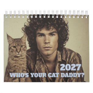 2027 SEXY MÄNNER MIT KATZEN KATZEN KALENDER