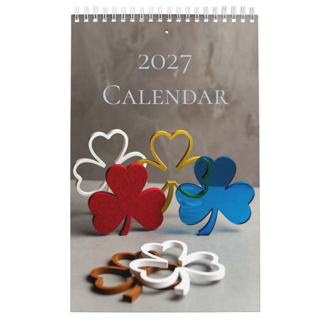 2027 Shamrocks-Kalender Kalender (Titelbild)