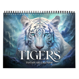 2027 Tigers Fantasy-Kunstkalender Kalender