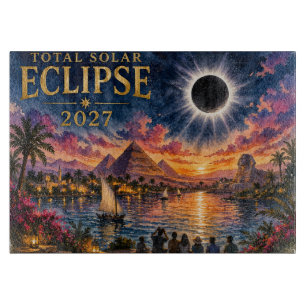 2027 Totale Sonnenfinsternis Ägypten Schneidebrett