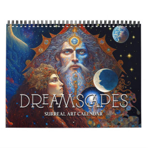 2027 Traumlandschaften 2 Surrealer Visionärer Kuns Kalender