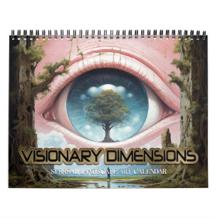 2027 Visionary Dimensions 5 Surreal Landschaften Kalender