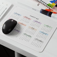 2027 VOLLES JAHR KALENDER PASTEL HANDSCHRIFTLICHE