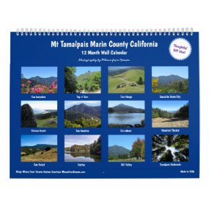 2027 Wandkalender Mt Tamalpais Marin County CA