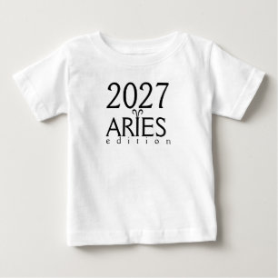 2027 Widder Edition mit Symbol Baby T-Shirt