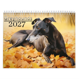 2027 Windhunde Kalender