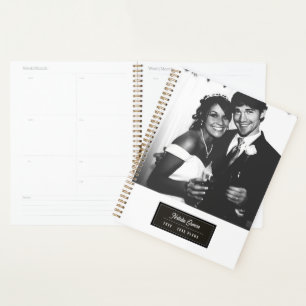 2027 Wöchentlicher Kalender Gerade verheiratet Hoc Planer