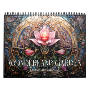 2027 Wunderland-Garten Surreal Fantasy-Kunst Kalender