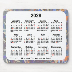 2028 Holiday Mousepad