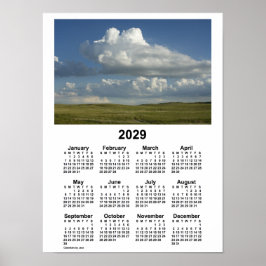 2029 Nebraska Sandhills Calendar von Janz Poster