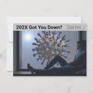 202X Got Sie den COVID Card Einladung