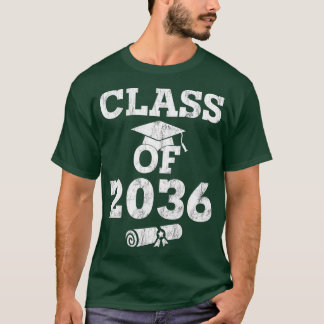 2036 Graduate Senior Abschluss Boys Girls Class T-Shirt