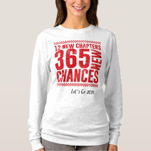 2036 Neues Jahr, Neue Chancen Motivierend T-Shirt