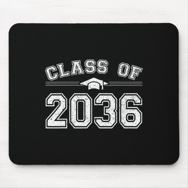 2036 wächst mit mir am ersten Schultag Mousepad (Vorne)