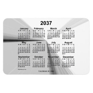2037 Raucherkalender von Janz 4x6 Magnet