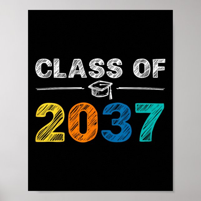 2037 wächst mit mir am ersten Schultag Poster (Vorne)