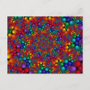 203 Fraktal Postkarte
