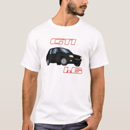 205 GTI 1.6 87 88 89 90 Schwarz T-Shirt