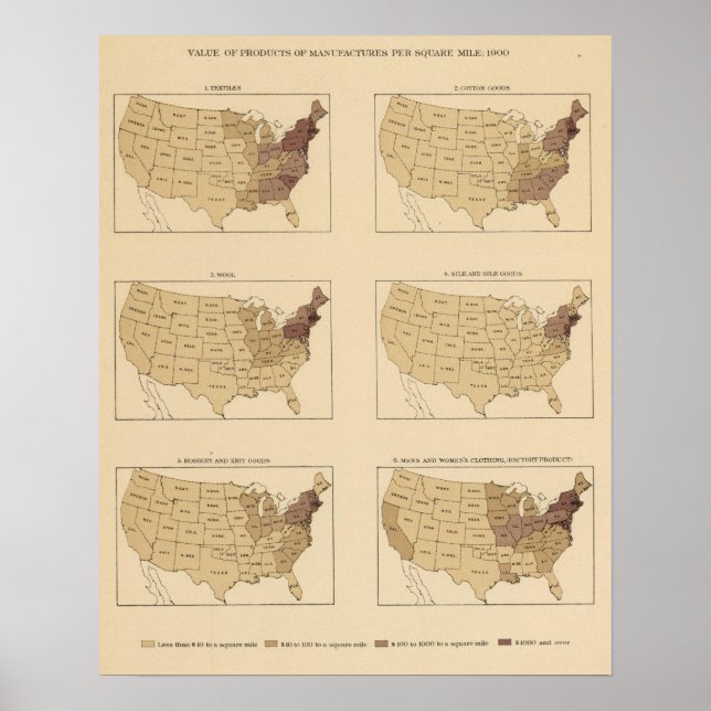 205 Hersteller/km2 Poster (Vorne)