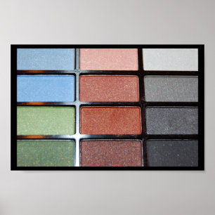 209 FARBBIGER AUGENSCHATTEN MAKEUP FASHION SCHÖNHE POSTER