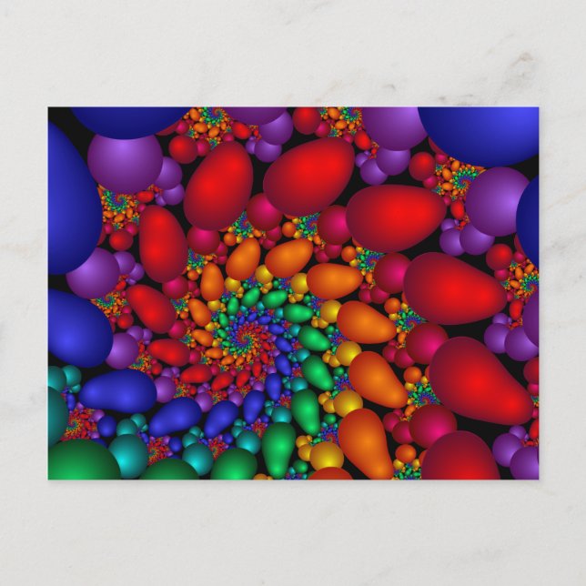 209 Fraktal Postkarte (Vorderseite)