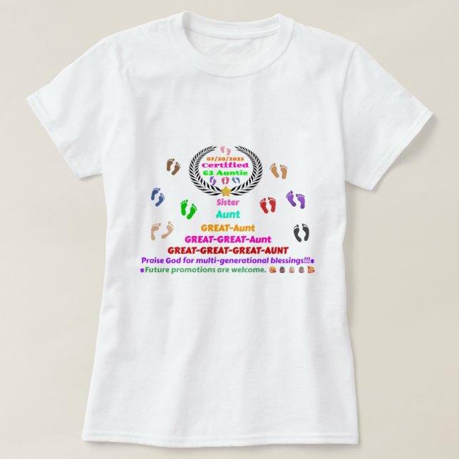 20.07.2025 G3 Auntie-Gedenkfeier T-Shirt (Design vorne)
