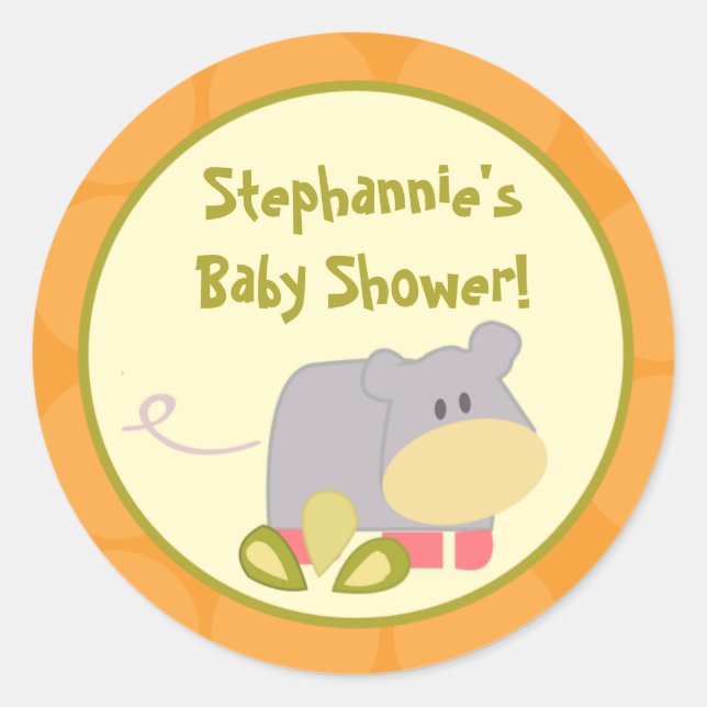 20 - 1,5" Bevorzugen Sticker Tropical Punch Elefan (Vorderseite)