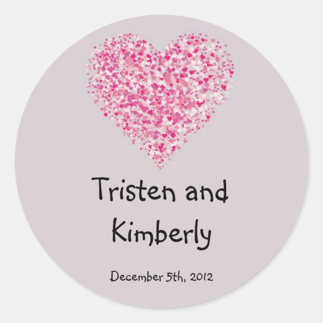 20 - 1.5" Gefallen Stickers Pink Blütenblättriger  (Vorderseite)